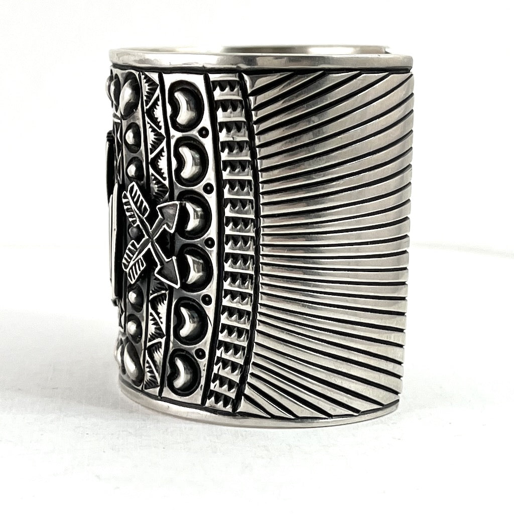 Wide Thunderbird CuffBy Tsosie Orville White – Vicki Turbeville