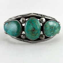 Load image into Gallery viewer, Three Stone Bracelet<br>By Orville Tsinnie<br>Size: L