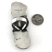 Load image into Gallery viewer, Large Three Stone Ring<br>By Marcus Chavez<br>Size: 9