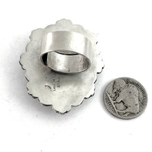 Load image into Gallery viewer, Egyptian Turquoise Ring<br>By Leon Martinez<br>Size: Adjustable