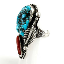 Load image into Gallery viewer, Vintage Seafoam Turquoise Ring<br>Size: 5.5