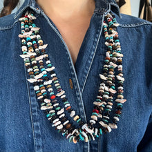 Load image into Gallery viewer, Four Strand Vintage Fetish Necklace