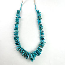 Load image into Gallery viewer, Vintage Sky Blue Tab Necklace
