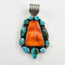 Load image into Gallery viewer, Hot Summer Pendant<br>By Linda Yazzie