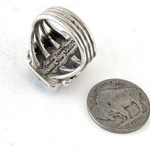 Load image into Gallery viewer, Lone Mountain Ring<br>By Orville Tsinnie<br>Size: 9
