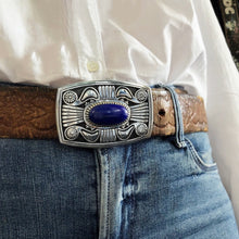 Load image into Gallery viewer, Lapis Buckle<br>By Vernon Haskie