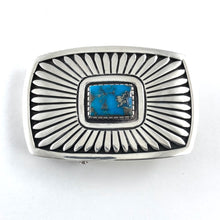 Load image into Gallery viewer, Morenci Turquoise Buckle<br>By Allison Lee