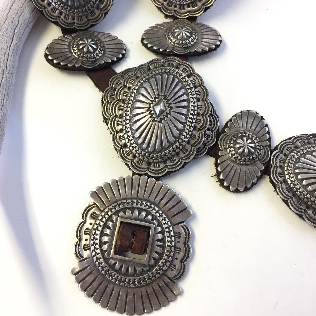 James Reid Sterling Silver ベルト　ジェームスレイド Navajo James Reid style Sterling Silver Turquoise Belt