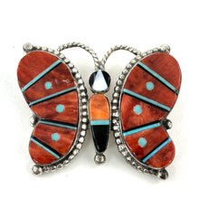 Load image into Gallery viewer, Pretty Pin/Pendant Butterfly<br>By Ray Adakai