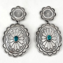 Load image into Gallery viewer, Vintage Concho Earrings
