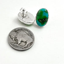Load image into Gallery viewer, Sonoran Gold Stud Earrings<br>By Michael Bitsui
