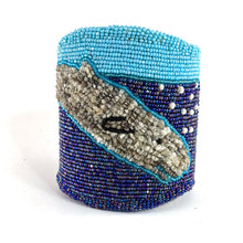 Load image into Gallery viewer, Beaded Whale Cuff&lt;br&gt;By Teri Greeves
