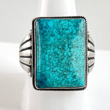 Load image into Gallery viewer, Kingman Turquoise Ring&lt;br&gt;By Steve Arviso
