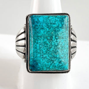 Kingman Turquoise Ring<br>By Steve Arviso