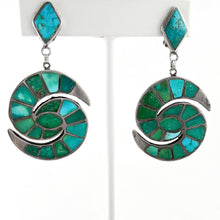 Load image into Gallery viewer, Vintage Zuni Clip Earrings
