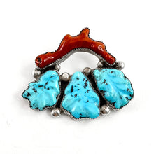 Load image into Gallery viewer, Carved Leaf Pin<br>By Robert &amp; Bernice Leekya
