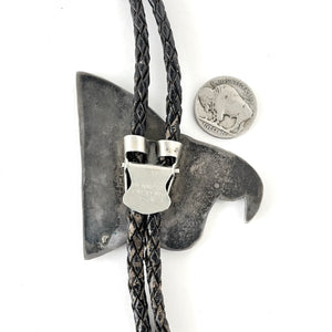 Steer Bolo Tie<br> By Helen and Lincoln Zunie