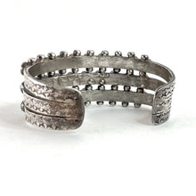 Load image into Gallery viewer, Small Heavy Vintage Three Row Bracelet
