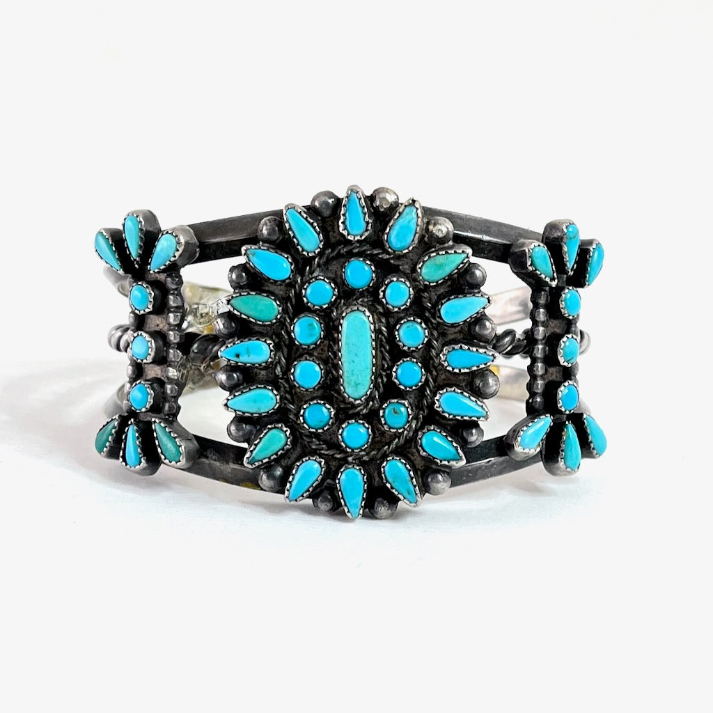 Small Vintage Cluster Bracelet