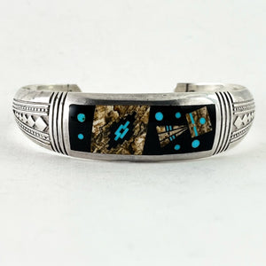 Inlaid Bracelet<br>By Joe Chee<br>Size: XL