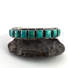 Load image into Gallery viewer, Nine Square Stone Ingot Bracelet
