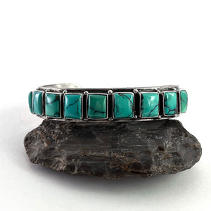 Nine Square Stone Ingot Bracelet