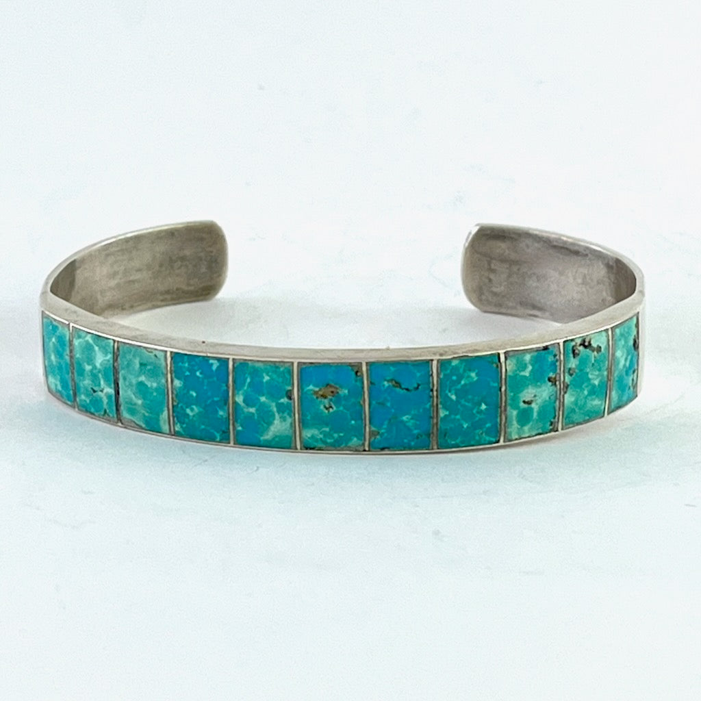 Eleven Stone Inlay Bracelet