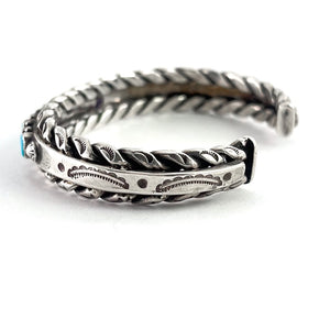 Vintage Heavy Stamped Twist Bracelet