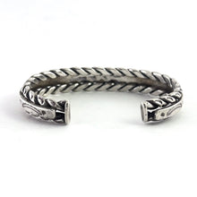 Load image into Gallery viewer, Vintage Heavy Stamped Twist Bracelet

