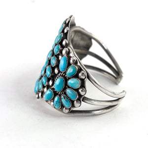 Small Wrist Vintage Cluster Bracelet