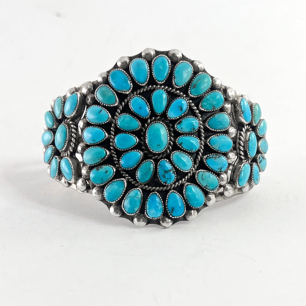 Small Wrist Vintage Cluster Bracelet