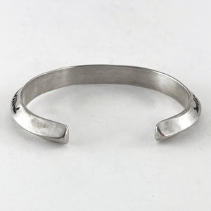Stamped Silver Bracelet<br>By Nora Bill