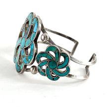 Load image into Gallery viewer, Vintage Blue Gem Inlay
