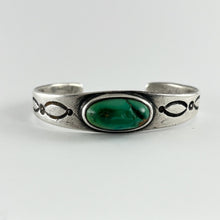 Load image into Gallery viewer, Old Ingot Silver Single Stone Bracelet

