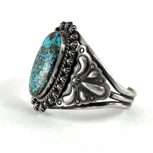 Load image into Gallery viewer, Morenci Turquoise Bracelet<br>By Ray Delgarito
