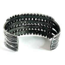 Load image into Gallery viewer, Four Row Square Stone Bracelet
