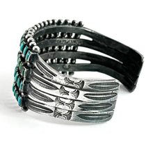 Load image into Gallery viewer, Four Row Square Stone Bracelet
