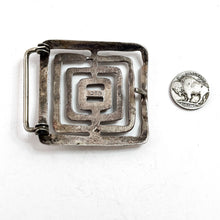 Load image into Gallery viewer, Concentric Square Buckle&lt;br&gt;By Connie Tsosie Gaussoin
