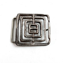 Load image into Gallery viewer, Concentric Square Buckle&lt;br&gt;By Connie Tsosie Gaussoin
