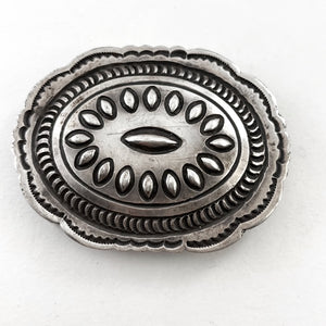 Heavy Vintage Sterling Silver Buckle