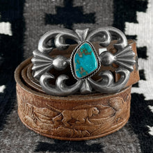 Load image into Gallery viewer, Buckle With Blue Gem&lt;br&gt;By Wilford B. Henry

