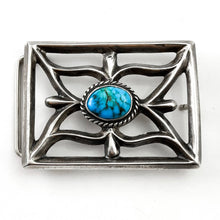 Load image into Gallery viewer, Vintage Sandcast Buckle With Stone
