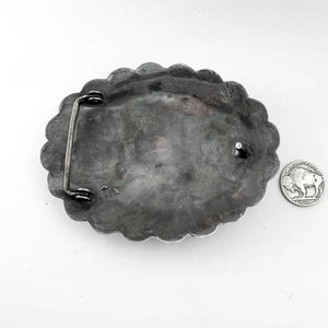 Large Vintage Single Stone Buckle