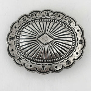 Sterling Concho Buckle<br>By Dini Tsai Bahi