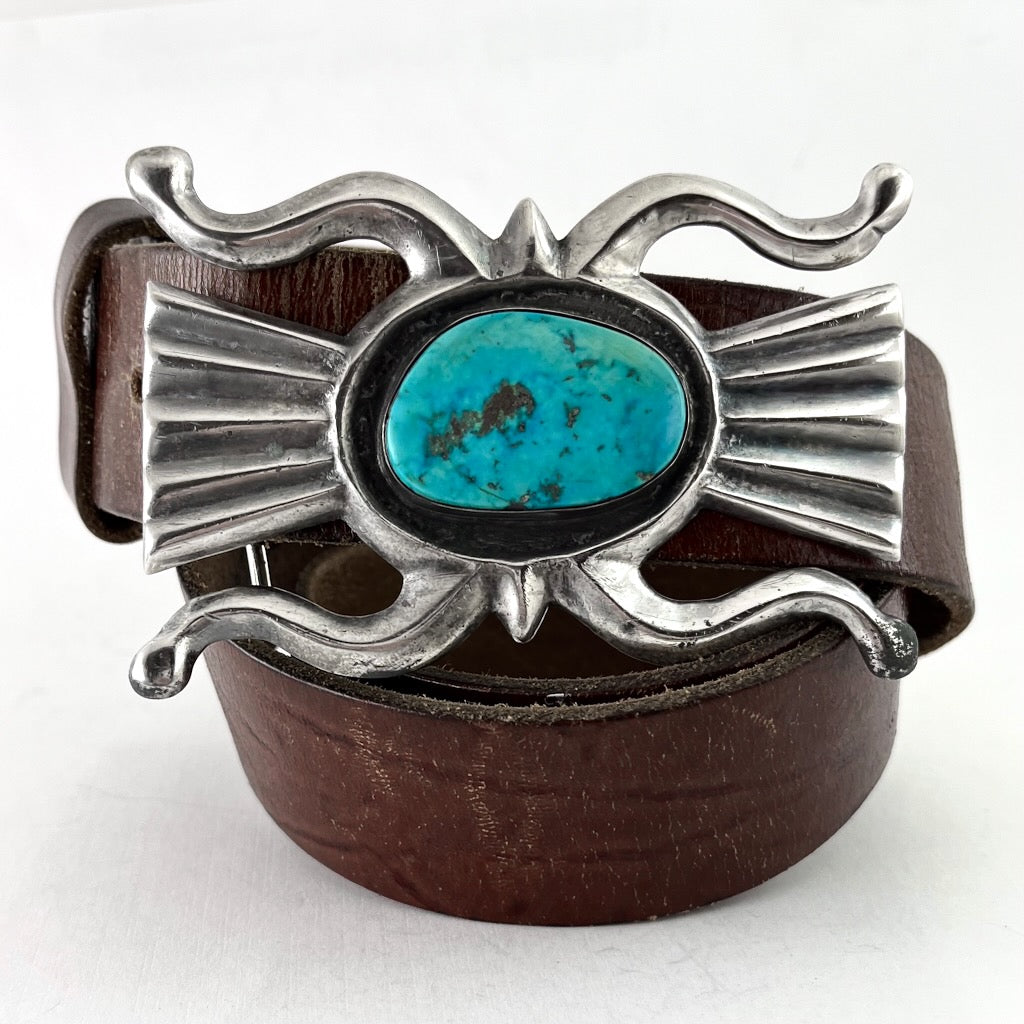 Unique Vintage Sandcast Buckle