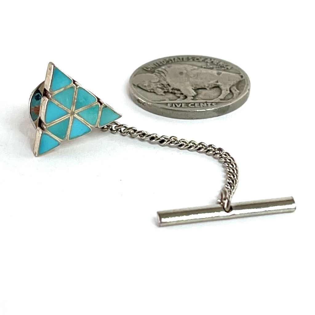 Vintage Inlaid Tie Tack