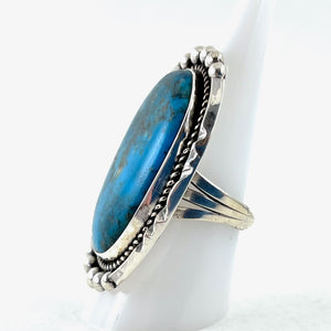 Kingman Turquoise<br>By Evelyn Platero<br>Size: 9