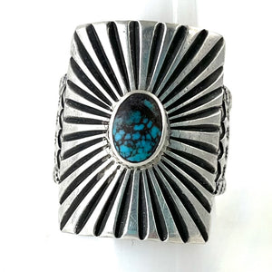 Ingot Bisbee Ring<br>By Perry Shorty<br>Size: 10