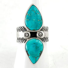 Load image into Gallery viewer, Fox Turquoise Ring&lt;br&gt;By Jesse Robbins&lt;br&gt;Size: 9
