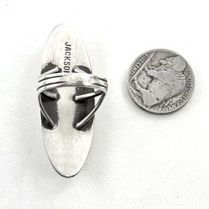 Silver Sleek<br>By Tommy Jackson<br>Size: 8